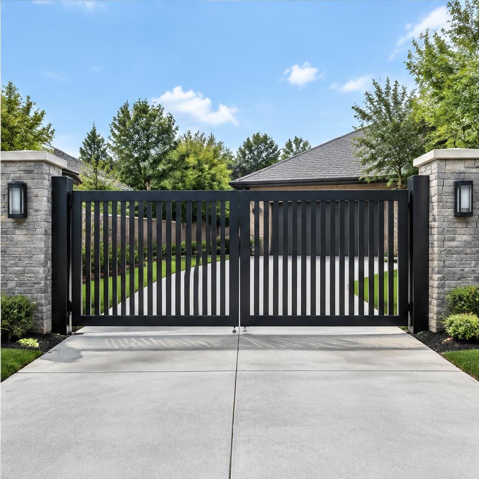 Editorial illustration for Custom Iron Gates in Raleigh: Planning Entry & Driveway Gates